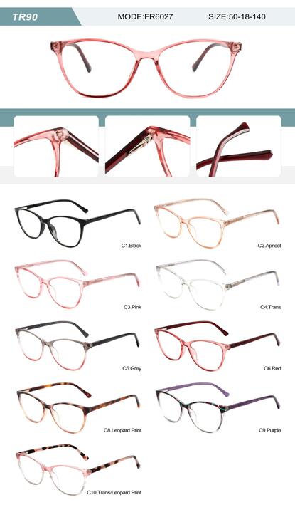Оправа пластиковая из TR90 женская с флексом FR6027-DA