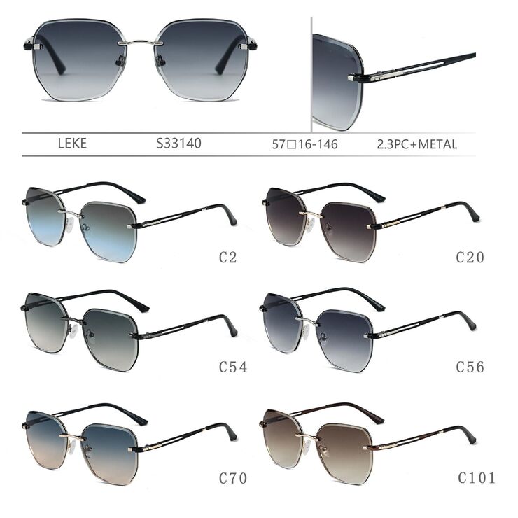 Polarized metal sunglasses Leke S33140