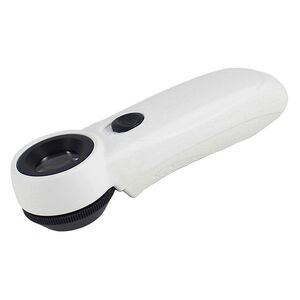 Лупа с универсальной подсветкой, увеличительное стекло с ручкой 6B-C-XX, диаметр 21 мм, увеличение: 45Х