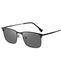 Очки металлические фотохромные с защитой от синего света 9681-GT