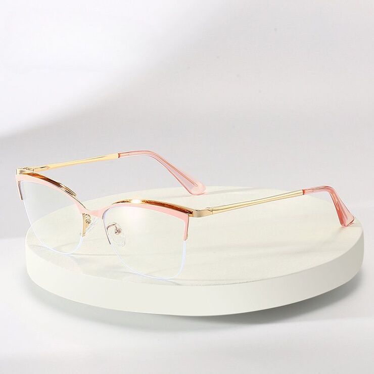 Metal glasses with blue light and UV protection 9706-GT