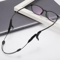 Silicone string eyeglasses holder + stopper, 25-40 cm