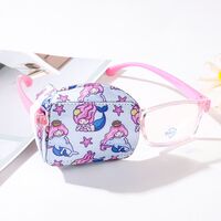3D occluder for glasses, children's eye cartoon eye patch mask for amblyopia, strabismus, after surgery