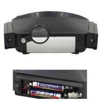 Лупа бинокулярная с подсветкой 81007, увеличение 1.5/3/6.5/8