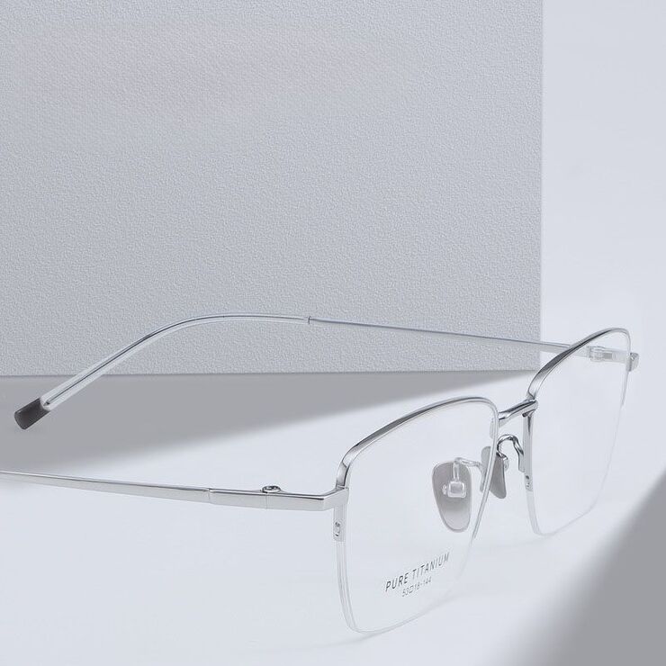 Оправа полуободковая сверхлёгкая титановая MAMO PT09019