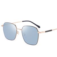 Очки металлические фотохромные с защитой от синего света 9684-GT