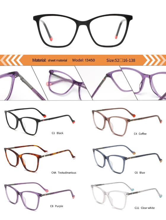 Оправа пластиковая из ацетата женская с флексом 13450-DA