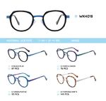Acetate plastic frames for kids, with spring hinges WK4018