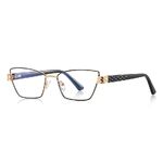Metal + TR90 plastic Blue Blocker glasses frame for women with UV and blue light protection lenses More FCS3170