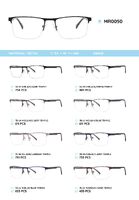 Metal frame with temples made of TR-90 material MR0050