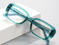 Ultra-thick edge with crystal finish frames for glasses TR90+CA material (flex hinges) FOCUS FCS2154