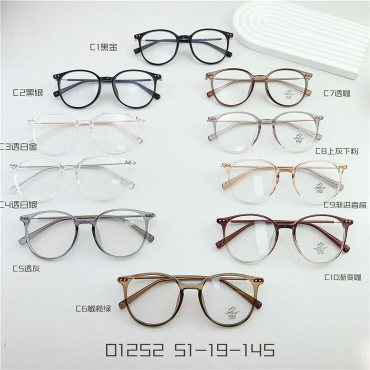 Оправа гибридная, металл + TR90, линзы с Blue Block покрытием SANTA 01252