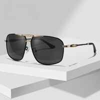 Поляризационные солнцезащитные металлические очки с защитой UV400 2872-GT