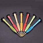 Отвертка для ремонта очков и телефонов, Ø0.6~2.5, T2, T5 с магнитным свойством