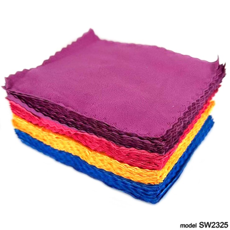 Napkin for glasses lens cleaning, high-density microfiber SW2325 14cm*17cm