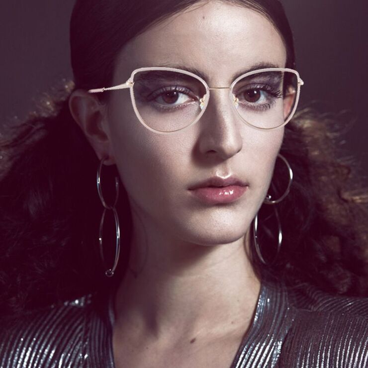 TR90 plastic frame or glasses with blue light protection, with spring hinges FA87090