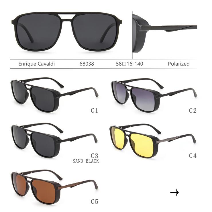 Polarized plastic sunglasses Enrique Cavaldi EC68038