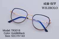 Metal +TR90 ultrathin women's frames with spring hinges Wilibolo TR3018