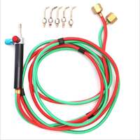 Кислородно-ацетиленовая сварочная горелка для ремонта очков HMB000157 с 5 насадками