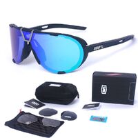 Safety shockproof sports goggles+3 caps Wast00000craft