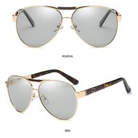 Photochromic glasses with blue light and UV protection 2699-GT