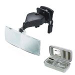 Binocular magnifier with backlight, magnifying glass with eyeglass 19157-2-XX, magnification: 1,5X, 2,5X, 3,5X