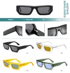 Поляризационные солнцезащитные пластиковые очки из материала ацетат Big City HS2857