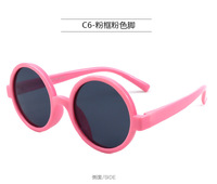 Детские силиконовые солнцезащитные поляризационные очки с защитой UV400 T11021-black