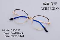 Оправа металлическая ультратонкая, с флексом Wilibolo G95-210 - картинка 3