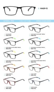 TR-90 plastic frames for glasses, with spring hinges MA09-15