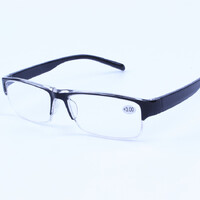 Semi-rimless diopter glasses 9177