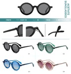 Polarized acetate plastic sunglasses Big City HS2835