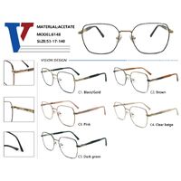 Оправа металлическая + пластик с флексом 6148-DA