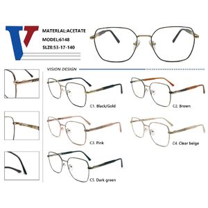 Оправа металлическая с флексом CH6148-DA