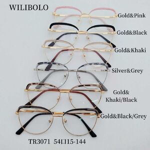 Metal + TR90 ultrathin women's frames with spring hinges Wilibolo TR3071