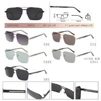 Polarized metal + CP plastic sunglasses for men Romonis R99015-R