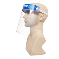 Transparent protective mask with elastic Face Shield