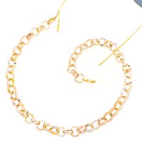 Metal non-slip chain, gold thick, for glasses and masks GL275