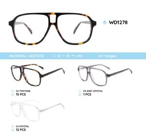 Plastic frames for glasses acetate material WD1278