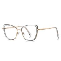 Metal + TR90 plastic Blue Blocker glasses frame for women with UV and blue light protection lenses More FCS3152