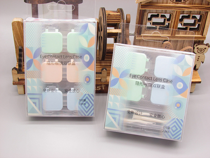 Mini set with contact lens cases HQ201-308, 2/3pcs