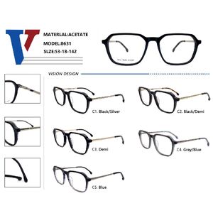 Оправа пластиковая из ацетата + металл с флексом 8631-DA