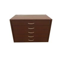 Офисный бокс настольный - витрина для оправ и очков, черный/коричневый цвет, на 75 мест JS-C181007