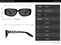 Солнцезащитные очки Elit современные квадратные 21005