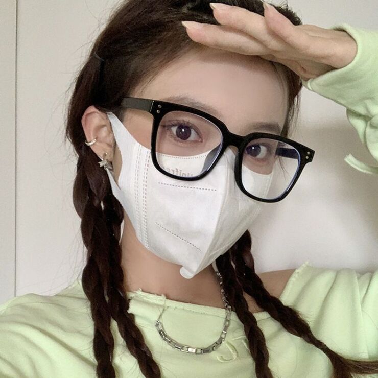 Очки пластиковые TR90 женские с защитой от синего света TR8004-8530-PN