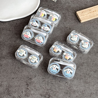 Mini soft contact lens kit W806透明蓝圈狗