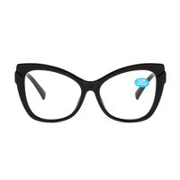 Reading PC plastic glasses with Blue Ray Cut protection and spring hinges for women KY239, diopters from 0.00 to +4.00