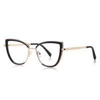 Оправа женская металлическая + пластик TR90, линзы-блюблокеры с защитой от ультрафиолета и синего света More FCS3153