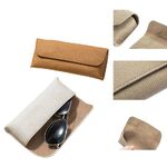 Футляр-чехол из натуральной кожи для очков CL-5334 (нанесение логотипа по запросу, возможен торг)