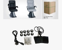 Рабочее место офтальмолога, комбинированный стол с кнопочным управлением + кресло S-500B, столешница 1010*420 мм 